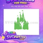 Free Tinkerbell Magical Wand Free Green Castle Peter Pan Free SVG - Instant Download
