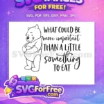 Free Happy Hungry Free Quote Design Winnie Pooh Free SVG - Instant Download