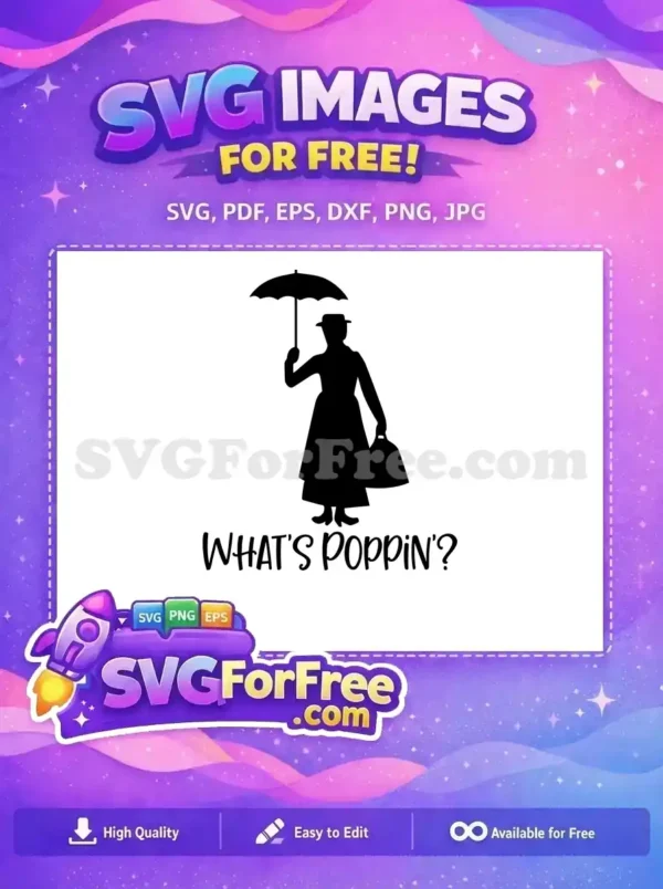 Free Mary Poppins Free Umbrella Hat Bag Disney Free SVG Free Mary Poppins Free Umbrella Hat Bag Disney Free SVG