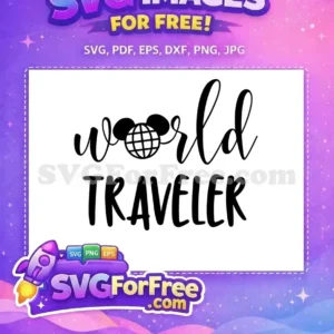Free Black Mickey Globe Free Cursive World Traveler Disney Travel Free SVG Free Black Mickey Globe Free Cursive World Traveler Disney Travel Free SVG