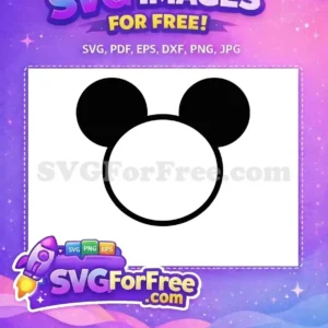 Free Black Ears Free White Face Mickey Mouse Free SVG Free Black Ears Free White Face Mickey Mouse Free SVG