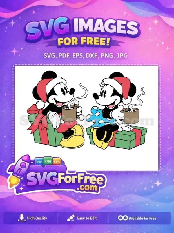 Free Santa Hats Free Cocoa Mugs Christmas Free SVG