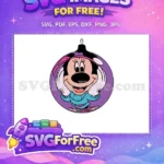 Free Smiling Minnie Blue Outfit Free Pink Bow Disney Free SVG - Instant Download