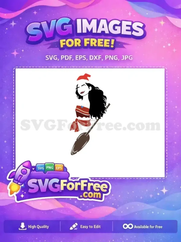 Free Happy Moana Santa Free Oar Necklace Disney Free SVG Free Happy Moana Santa Free Oar Necklace Disney Free SVG
