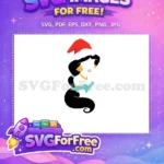 Free Christmas Santa Hat Free Genie Lamp Aladdin Free SVG - Instant Download