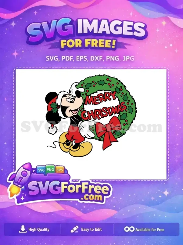 Free Santa Hat Free Wreath Merry Christmas Disney Free SVG Free Santa Hat Free Wreath Merry Christmas Disney Free SVG