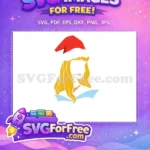 Free Blonde Princess Free Christmas Disney Aurora Free SVG - Instant Download