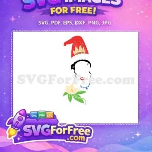 Free Christmas Hat Free Necklace Silhouette Princess Free SVG