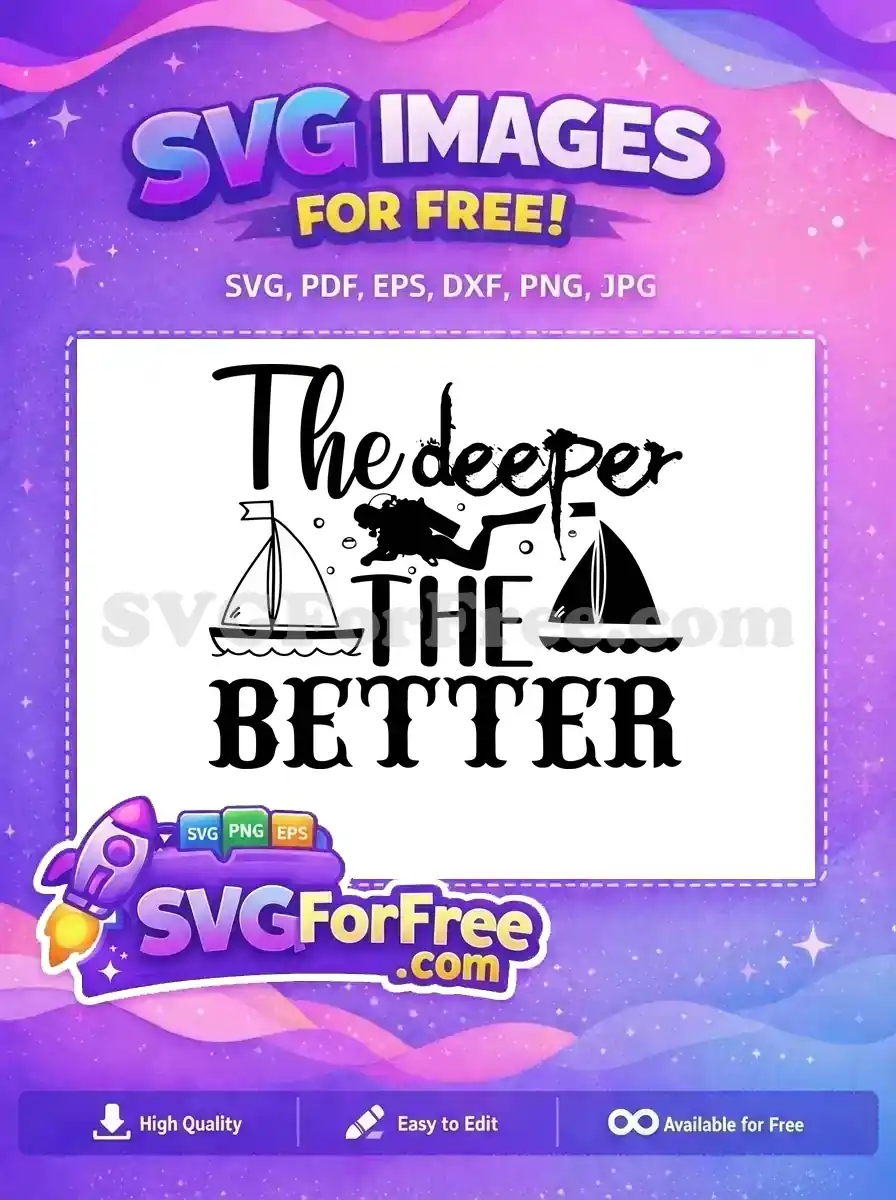 Free Diver Silhouette Free Sailboat Ocean Diving Quotes Free SVG