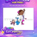 Free Smiling Doc McStuffins Free Waving Arm Disney Free SVG - Instant Download