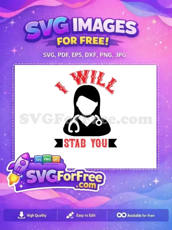 Free Red Scary Wolf Free Stab You Movie Free SVG