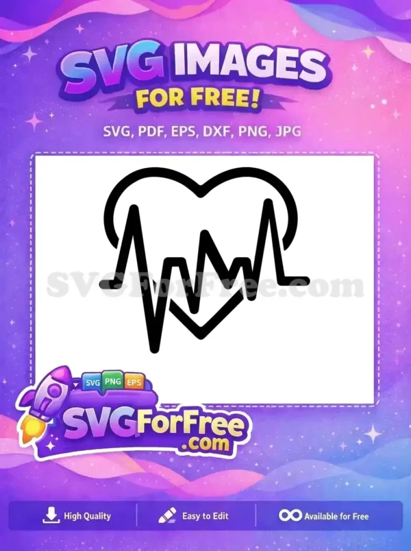 Free Heartbeat Graphic Free Cardiogram Doctor Nurse Free SVG