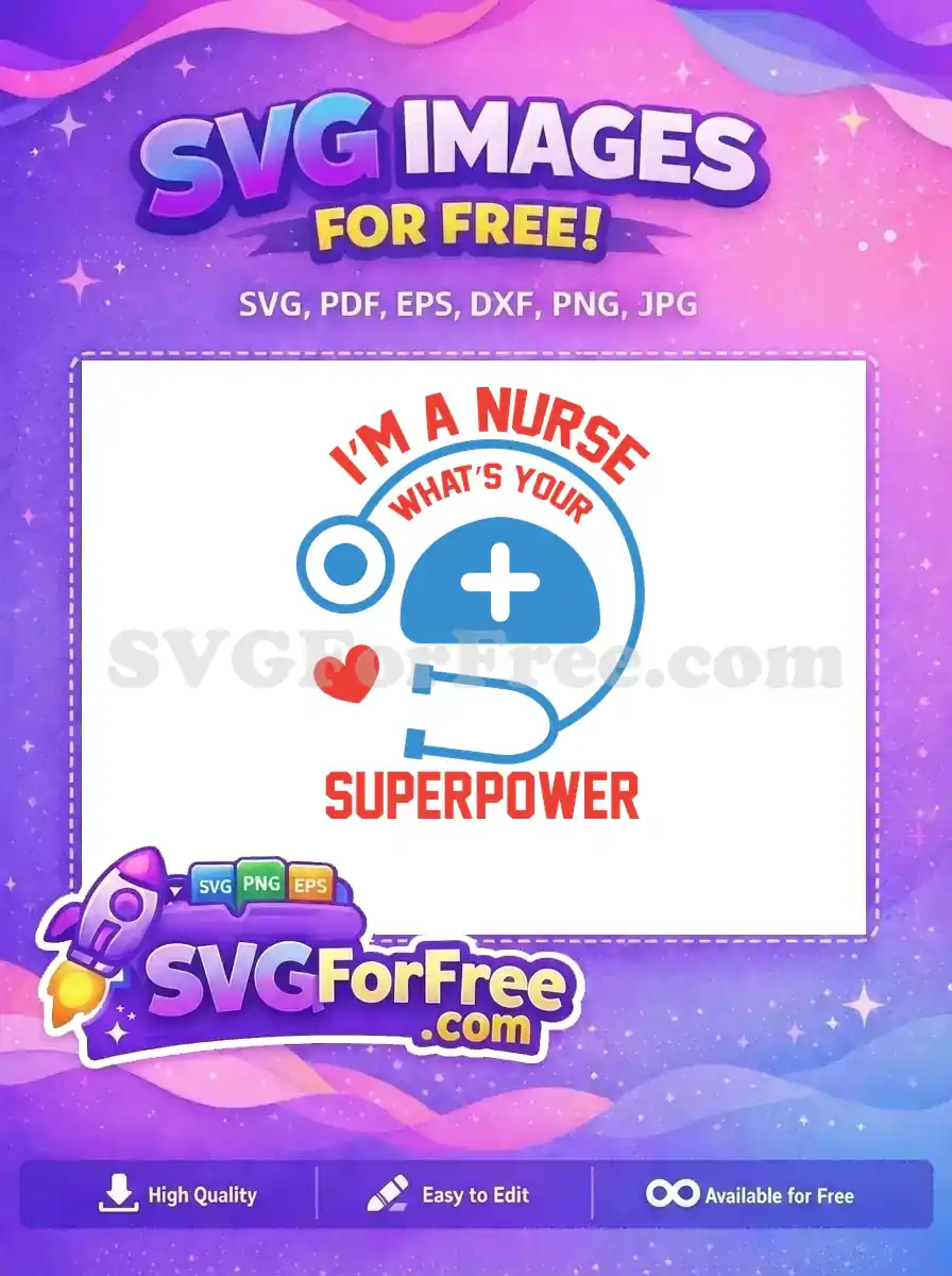 Free Cartoon Nurse Free Superpower Quote Doctor Free SVG