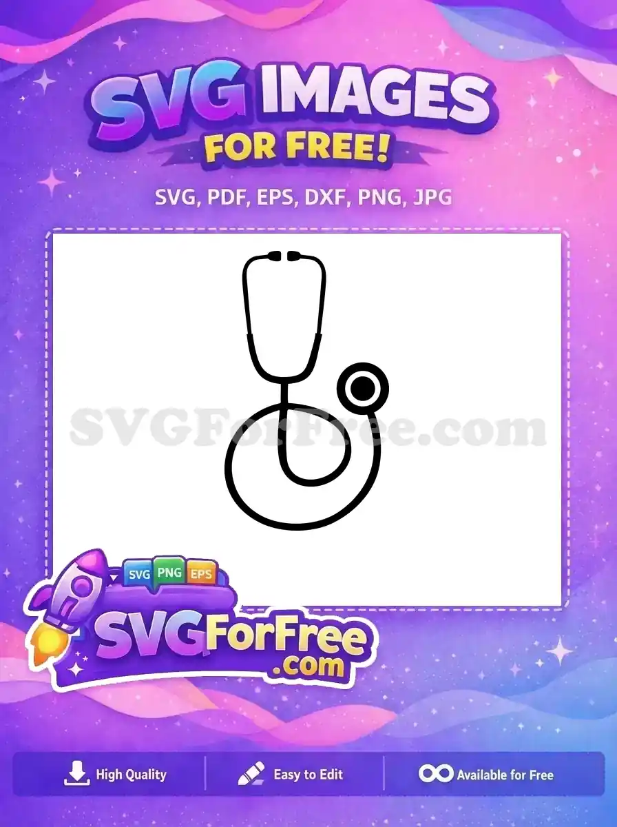 Free Stethoscope Symbol Free Medical Worker Doctor Nurse Quotes Free SVG