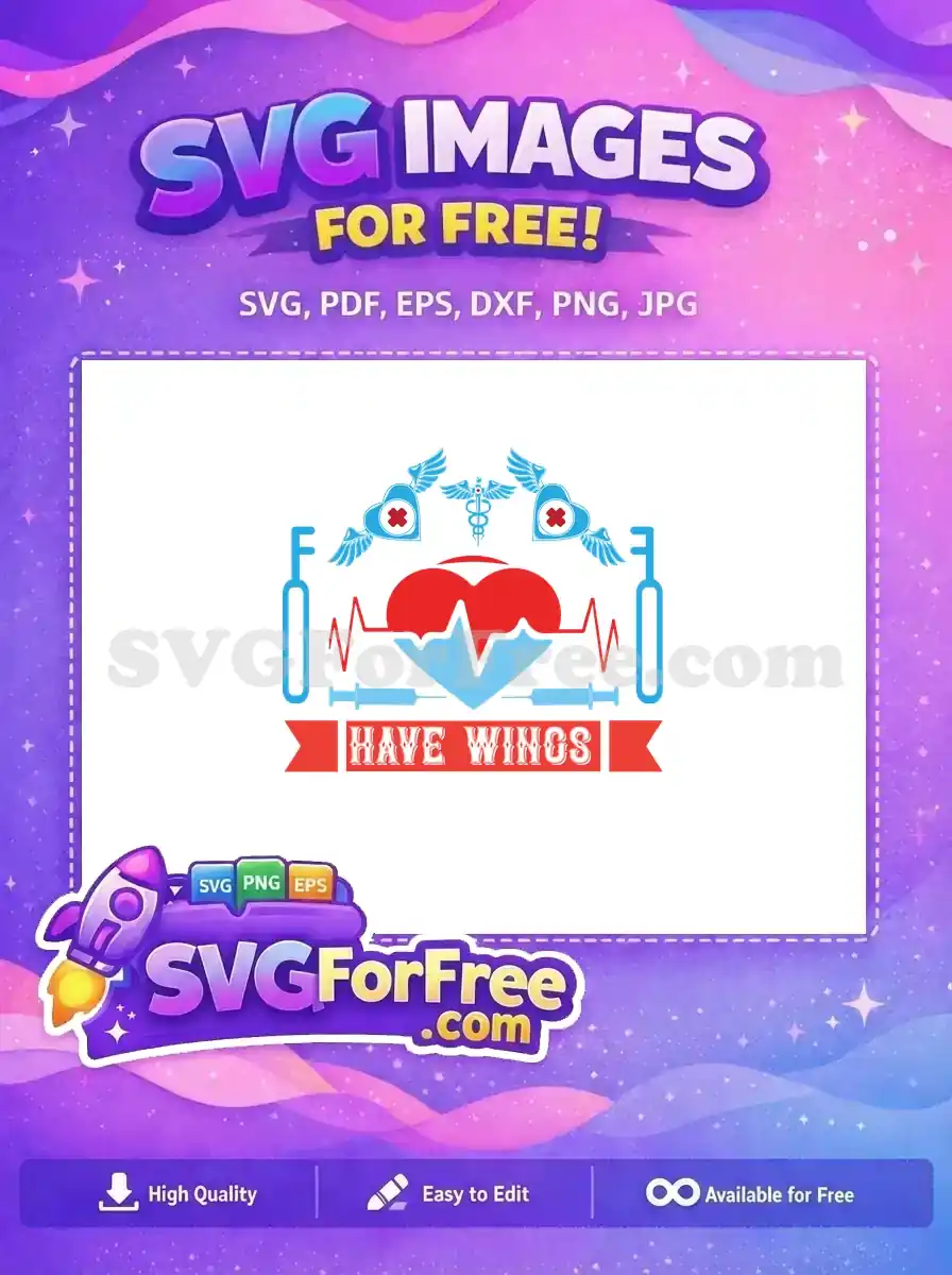 Free Red Heartbeat Free Caduceus Doctor Nurse Free SVG