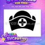 Free Nurse Hat Free Medical Cross Doctor Nurse Free SVG - Instant Download