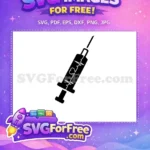 Free Syringe Heart Free Heartbeat ECG Doctor Nurse Quotes Free SVG - Instant Download