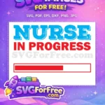 Free Blue Nurse Free Red Progress Nurse Training Free SVG - Instant Download