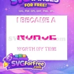 Free Pink Distressed Text Free Nurse Life Quote Healthcare Worker Free SVG - Instant Download
