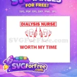 Free Happy Red Kidney Free Syringe Dialysis Nurse Quotes Free SVG - Instant Download