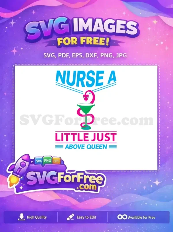 Free Blue Nurse Quote Free Pink Caduceus Nurses Free SVG