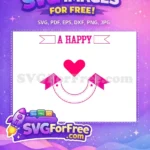 Free Pink Happy Free Heart Banner Doctor Nurse Free SVG - Instant Download