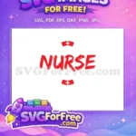 Free Red Cross Hat Free School Nurse Squad Movie Free SVG - Instant Download