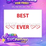 Free Best Red Hearts Free Mom Ever Doctor Nurse Free SVG - Instant Download