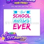 Free Blue Flags Free Pink School Nurses Quotes Free SVG - Instant Download
