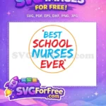Free School Nurse Free Colorful Quote Doctor Nurse Free SVG - Instant Download