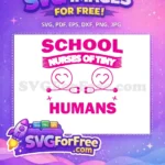 Free Pink Stethoscope Free Smiling Hearts Nurses Quote Free SVG - Instant Download