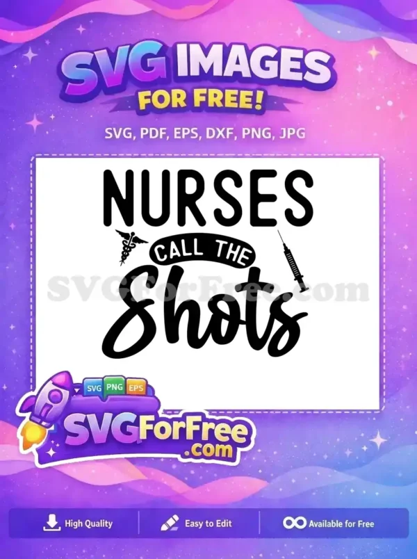 Free Caduceus Syringe Free Empowering Nurse Quote Healthcare Professional Free SVG