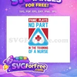 Free Red Blue Free Nurse Quote Medical Training Free SVG - Instant Download