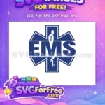 Free EMS Star Free Snake Doctor Nurse Free SVG - Instant Download