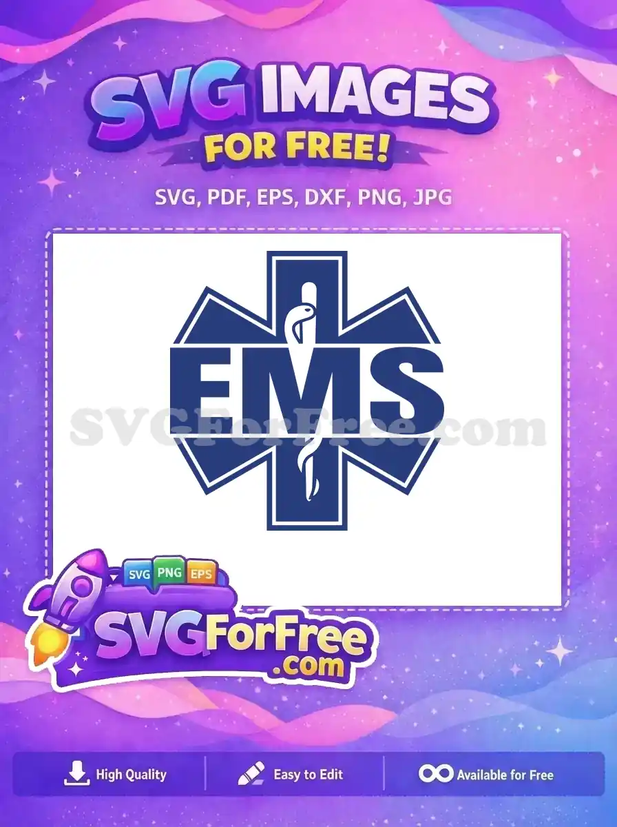 Free EMS Star Free Snake Doctor Nurse Free SVG