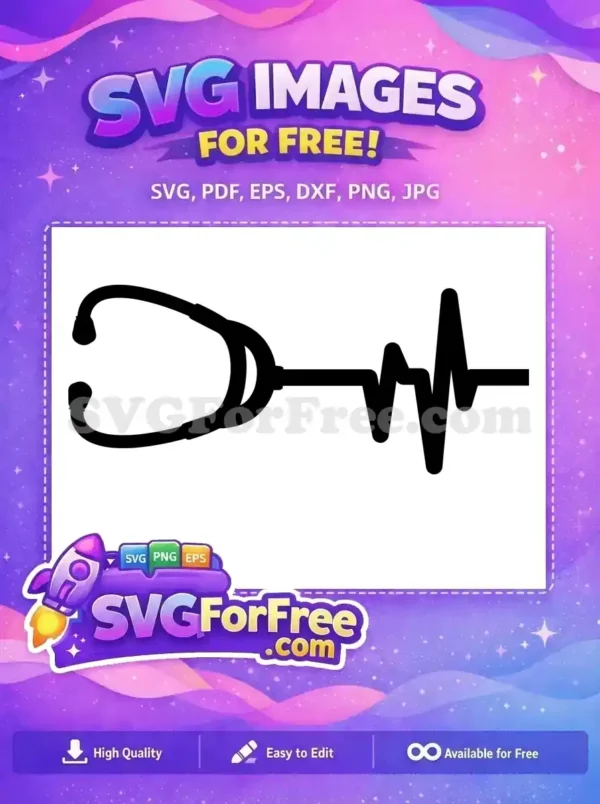 Free Medical Stethoscope Free Heartbeat Pulse Doctor Nurse Free SVG
