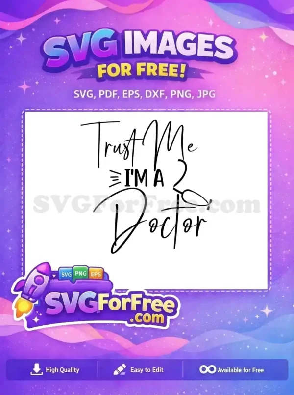Free Trust Doctor Free Stethoscope Design Doctor Nurse Free SVG