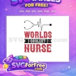 Free Stethoscope Free Red Nurse Quote Doctor Nurses Free SVG - Instant Download