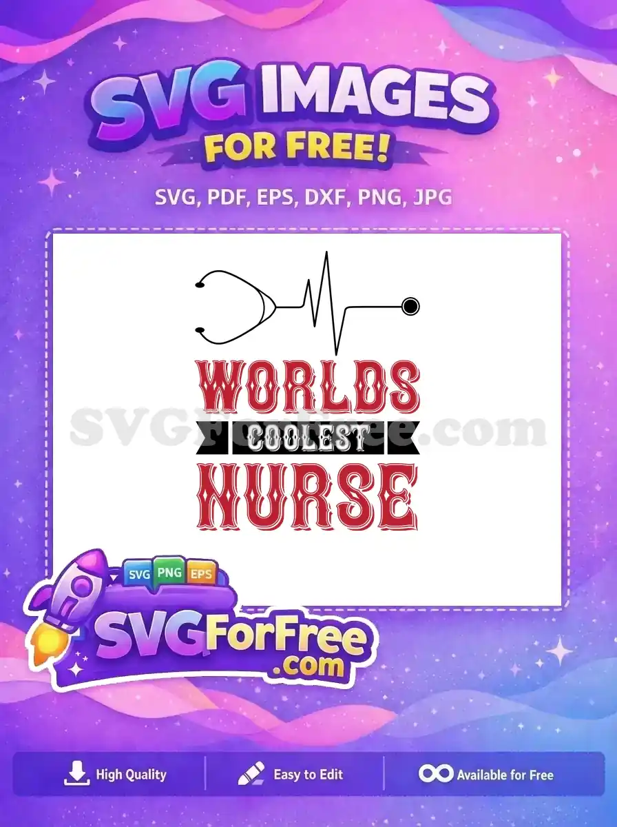 Free Stethoscope Free Red Nurse Quote Doctor Nurses Free SVG