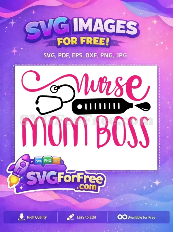 Free Pink Nurse Free Stethoscope Doctor Nurse Quotes Free SVG