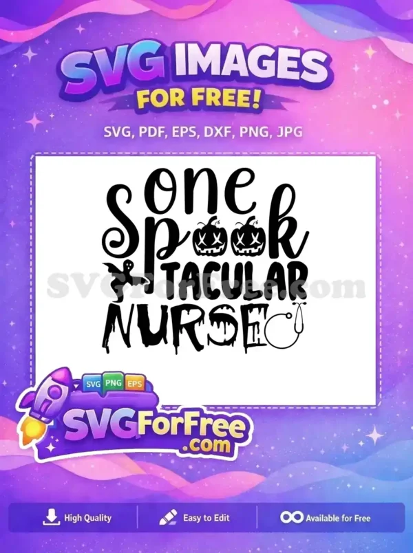Free Spooky Ghost Pumpkins Free Dripping Nurse Stethoscope Halloween Nurse Quotes Free SVG