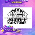 Free Halloween Midwife Free Caduceus Outfit Doctor Nurse Free SVG - Instant Download