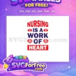 Free Red Nurse Hat Free Heart Doctor Nurse Quotes Free SVG - Instant Download