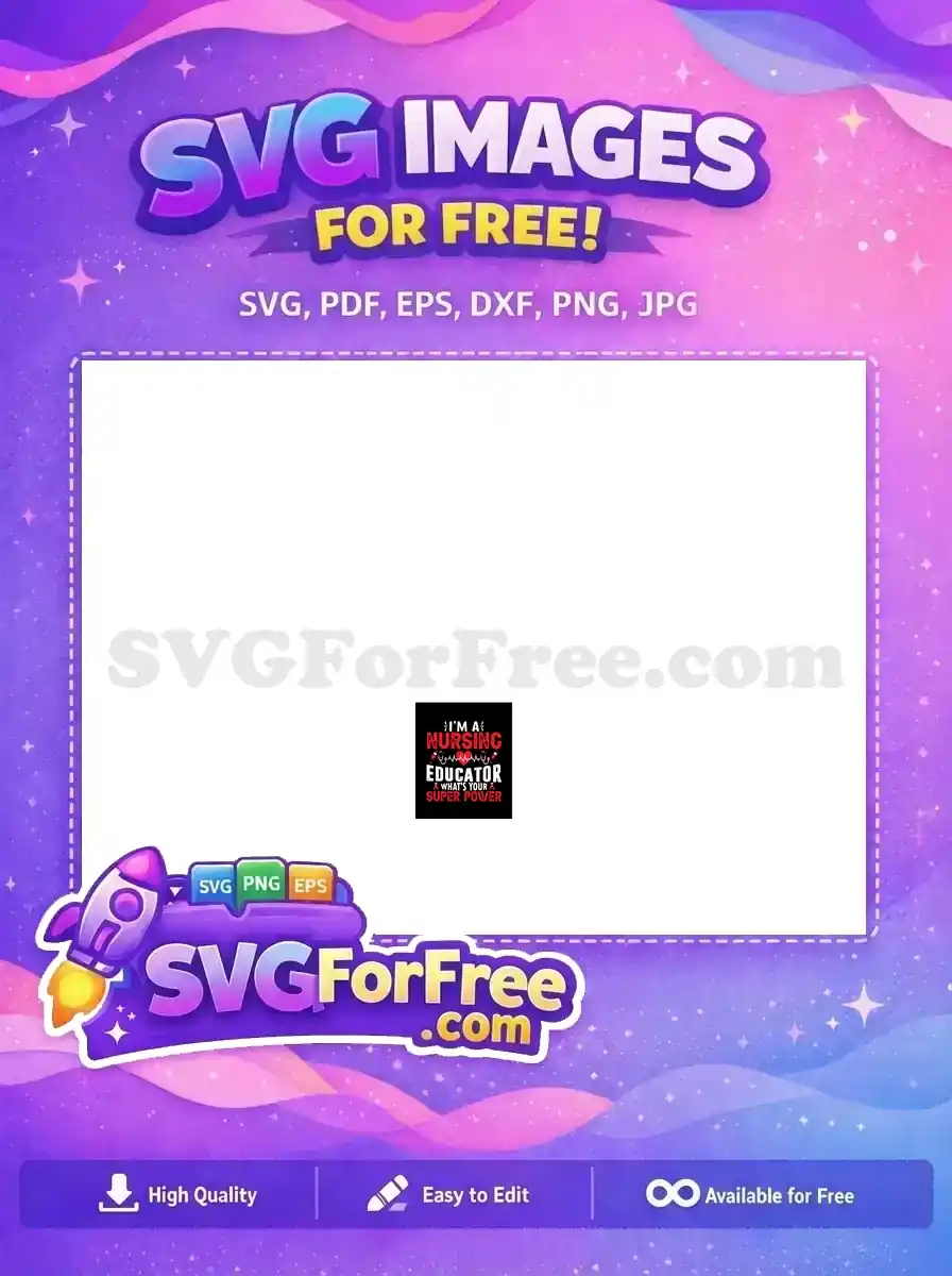 Free Red Nursing Free Heartbeat Nursing Educator Free SVG
