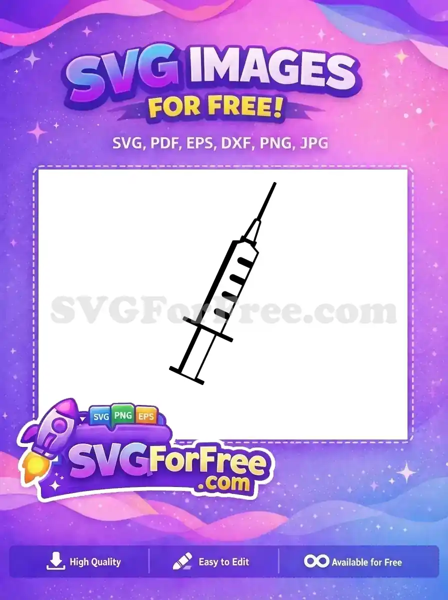 Free Black Syringe Outline Free Doctor Nurse Quotes Medical Free SVG
