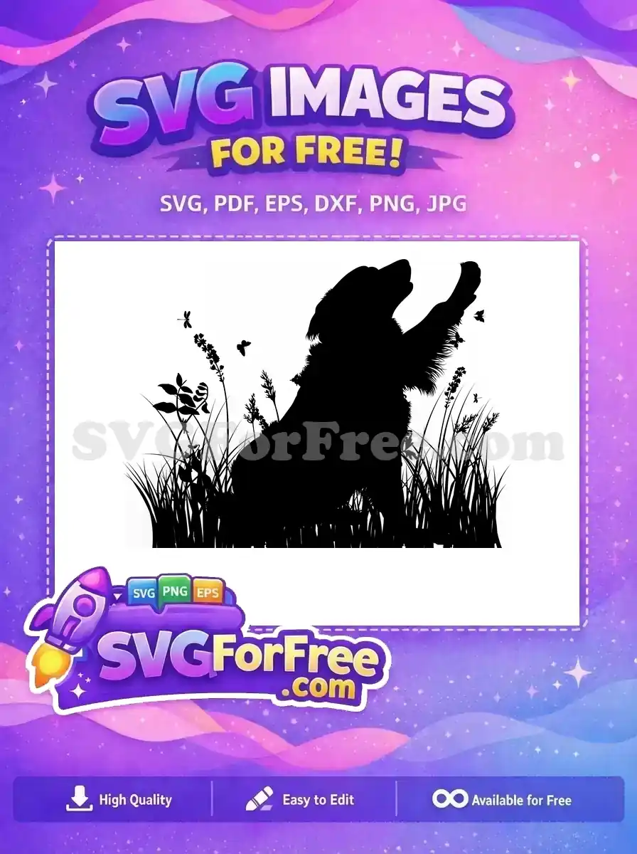 Free Black Dragonfly Free Plant Silhouette Dog Breed Free SVG