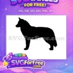 Free Detailed Dog Breed Free Silhouette Design Free SVG - Instant Download