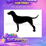 Free Sleek Silhouette Free Vizsla Breed Design Free SVG - Instant Download