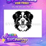 Free Cute Puppy Free Dog Faces Vector Art Free SVG - Instant Download