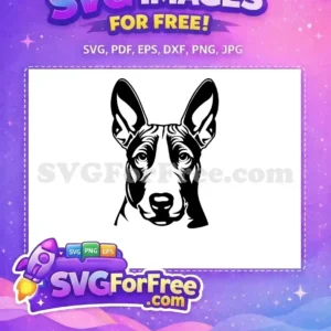 Free Black White Free Vector Outline Dog Heads Free SVG